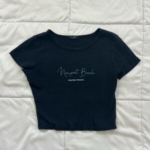 PacSun John Galt “Newport Beach” baby tee